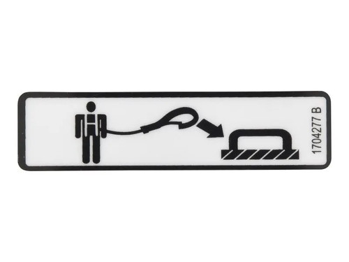 JLG Part # 41648 | MEC-DECAL,LANYARD ATTACH, EA