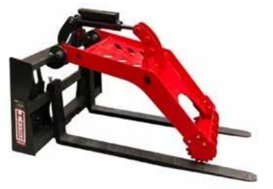 Front view of the Haugen MPG-C2-72 48-Inch Wide Mat Grapple, showing its 72-inch tines and heavy-duty design for moving mats, logs, and debris efficiently.