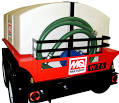Multiquip WTHR Hose Reel Assembly designed for use with WT8C and WTE8C water control systems, providing organized hose storage and efficient water delivery.