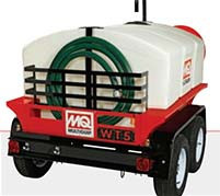 Multiquip WTE5C 500 gallon water trailer with QP2H centrifugal pump for reliable water transfer