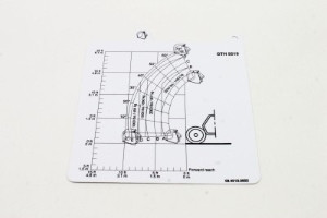 Genie Lift Part # 09.4618.0802GT - LOAD CHART SCRAP GRAPPLE BUCKET, GTH-5519, EA