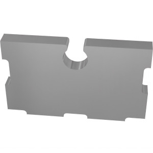 Genie Lift Part # 105100GT - PLATE,CWGT,GS32 REAR, EA