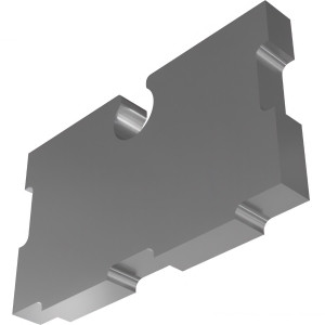 Genie Lift Part # 105100GT - PLATE,CWGT,GS32 REAR, EA