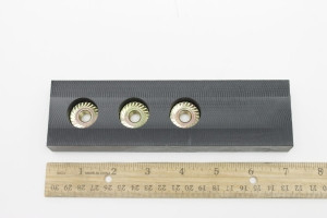 Genie Lift Part # 106539GT - WEAR PAD,7 X 2 X.75 W/NUTS, EA