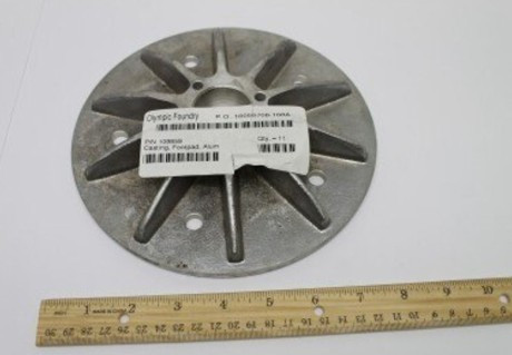 Genie Lift Part # 109859GT - FOOTPAD,CASTING,OUTRIGGER***, EA