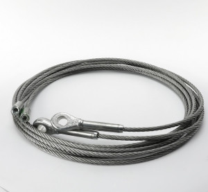 Genie Lift Part # 110340GT - CABLE ASSY, RETRACT SET (PAIR), EA