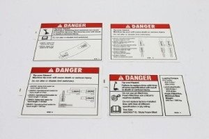Genie Lift Part # 111325GT - DECAL KIT,SAFETY/INST,SUPER *, EA