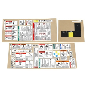 Genie Lift Part # 114046GT - DECAL KIT,WORDS,GS3384&GS90, EA