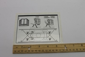 Genie Lift Part # 114114GT - DECAL,LABEL,TRANSPORT, EA