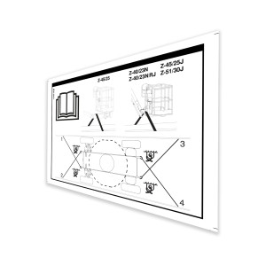 Genie Lift Part # 114114GT - DECAL,LABEL,TRANSPORT, EA