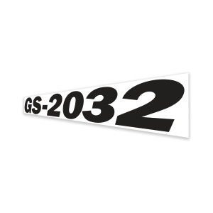 Genie Lift Part # 114307GT - DECAL,COSMETIC,GS2032 NO GENIE, EA