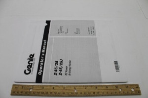 Genie Lift Part # 114344GT - MANUAL, OPER, Z45 DC/BI, EA