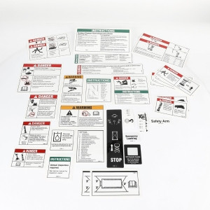 Genie Lift Part # 114380GT - DECAL KIT-WORD-GS30,GS32,GS46, EA