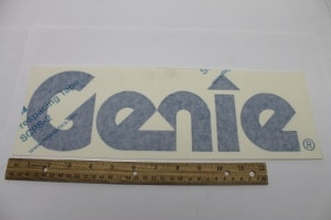 Genie Lift Part # 114470GT - DECAL,COSMETIC,GENIE LOGO,BLUE, EA