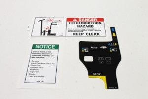 Genie Lift Part # 115112GT - DECAL KIT-SAFETY/INSTRU,WRDS, EA