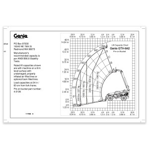 Genie Lift Part # 117968GT - LOAD RNG DECAL,842 PINON BKT, EA