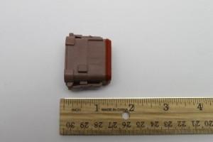 Genie Lift Part # 119064GT - CONN PLUG 12 WAY ENDCAP DT BR, EA