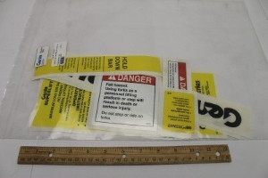 Genie Lift Part # 12273GT - DECAL KIT,SUPERLIFT PRE '94, EA