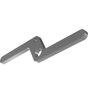 Genie Lift Part # 123378GT - PLATE,QA LOCK SPRING LEVER, EA