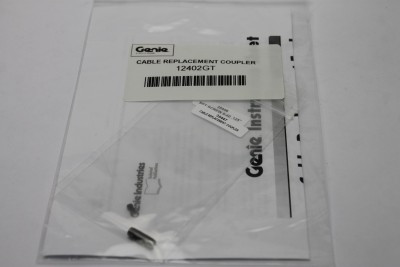 Genie Lift Part # 12402GT - CABLE REPLACEMENT COUPLER, EA