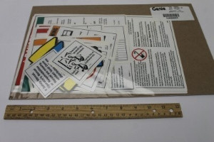 Genie Lift Part # 128090GT - WORD DECAL KIT,Z34IC, EA