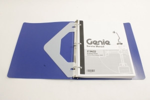 Genie Lift Part # 128907GT - MANUAL,SERVICE,Z34 BI-ENERGY, EA