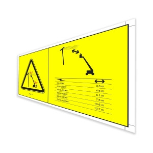 Genie Lift Part # 133067GT - DECAL,DANGER,ELEC.HAZ.STAY CLR, EA