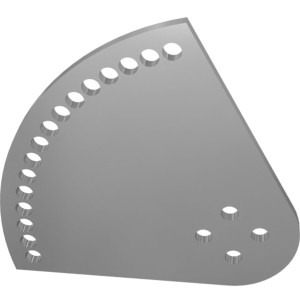 Genie Lift Part # 13454GT - PLATE-PLATFORM LOCK (DRILLED), EA