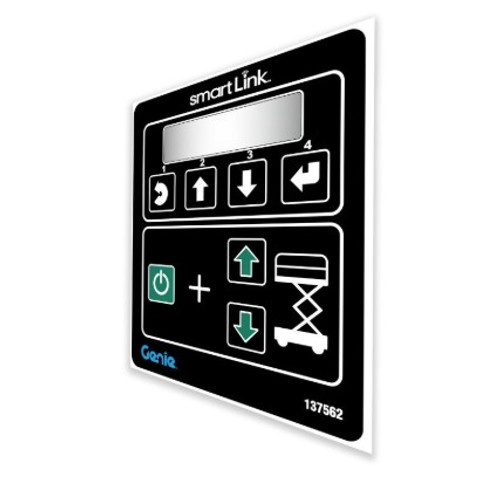 Genie Lift Part # 137562GT - DECAL,MEMBRANE, GR/GRC/GS GCON, EA