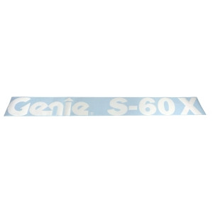 Genie Lift Part # 147658GT - DECAL,COSM GENIE S60X, EA