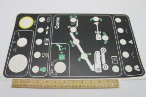 Genie Lift Part # 147755GT - DECAL,GR CNTL PNL 60X 80X, EA