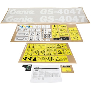 Genie Lift Part # 215612GT - DECAL KIT,4047 COMP,SYM,CE, EA
