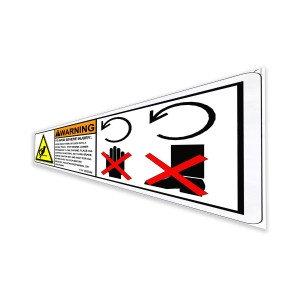 Genie Lift Part # 226944GT - DECAL,WARN,AVOID INJURY, EA