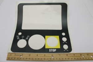Genie Lift Part # 228407GT - DECAL,GROUND CONTROL PANEL, EA