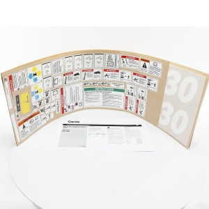 Genie Lift Part # 232055GT - DECAL KIT,1930 COMP.,WRD,ANSI, EA