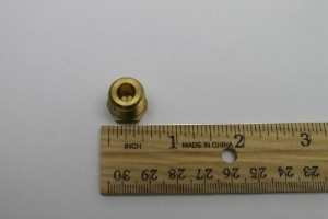 Genie Lift Part # 2327GT - PLUG,HEX HEAD,1/4 MPT BRASS, EA