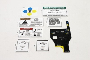 Genie Lift Part # 233938GT - DECAL KIT,3246 PLAT., WRD,ANSI, EA