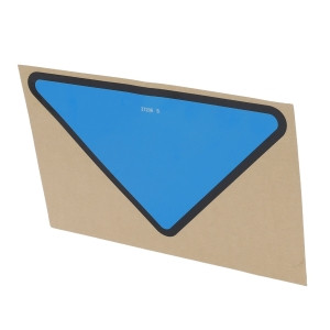 Genie Lift Part # 27206GT - DECAL,TRIANGLE,BLUE, EA