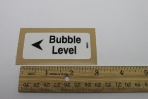 Genie Lift Part # 27865GT - DECAL,BUBBLE LEVEL***, EA