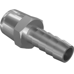 Genie Lift Part # 27901GT - HOSE END,BARBED,RIGID,-6-6, EA