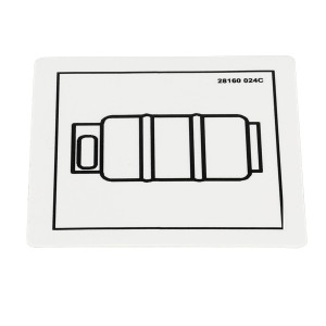 Genie Lift Part # 28160GT - DECAL,LABEL,LIQUID PROPANE, EA