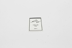 Genie Lift Part # 28235GT - DECAL, POWER TO PLATFORM 115V**, EA