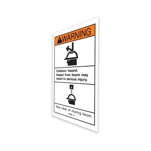 Genie Lift Part # 31059GT - DECAL,WARNING COLLISION HAZARD, EA