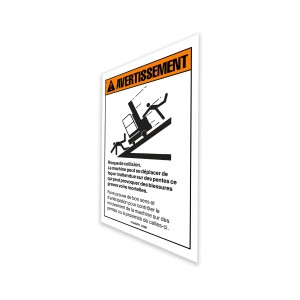 Genie Lift Part # 31245FRGT - DECAL,WARNING,COLLISION HAZARD, EA