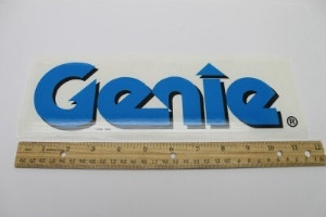 Genie Lift Part # 31456GT - DECAL,GENIE, EA