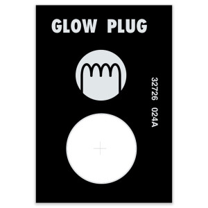 Genie Lift Part # 32726GT - DECAL,OPTION GLOW PLUGS***, EA