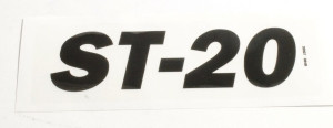 Genie Lift Part # 32927GT - DECAL,MODEL HEIGHT ST20, EA