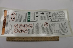 Genie Lift Part # 33545GT - DECAL, WARNING, SAFETY, SLC, EA