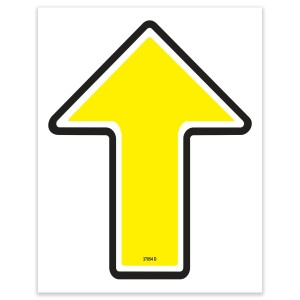 Genie Lift Part # 37054GT - DECAL,ARROW,YELLOW SM 5-3/8", EA