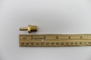 Genie Lift Part # 42338GT - ADAPTER, 1/4NPT-M TO 3/16 BARB, EA